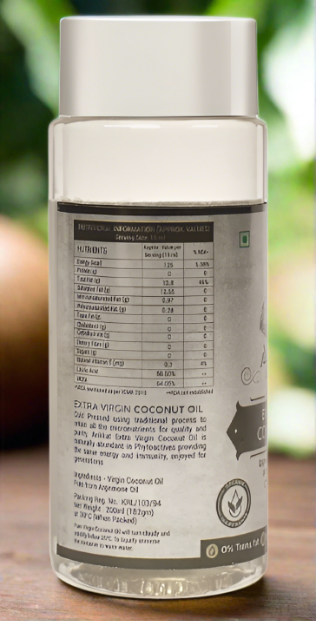 Cold press coconut oil information