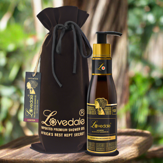 Traditional African Black Soap Shower Gel 