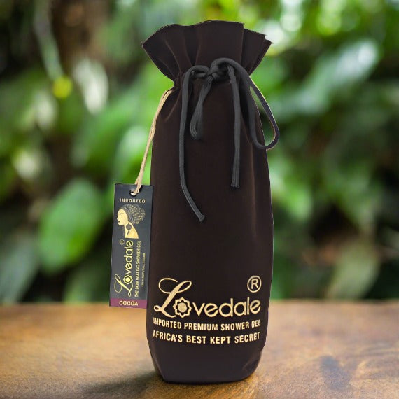 Imported shower gel  with cocoa